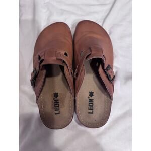 LEON 707M Mens Anatomic Shoes Clogs Genuine Leather sz 46 US 13